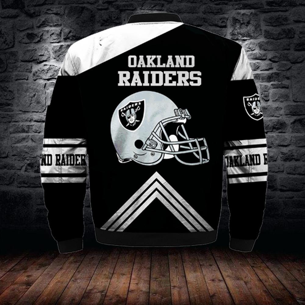 Herren 3D Digitaldruck Raider Team Verdickte Reißverschluss Fliegerjacke