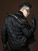 European Men's Short Down Jacket with White Duck Down, Winter Trendy Embroidered Warm and Cold-Resistant Men's Coat