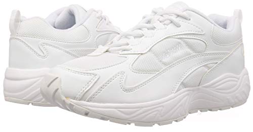 Moonstar ADVAN2000-01A White A Sneakers for Men and Women, Wide 3E, Sizes 22-28cm, School Sneakers, Size 25.5cm