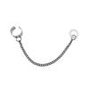 Stylish Wireless Earphones Titanium Steel Protective Chain Earrings for AirPods