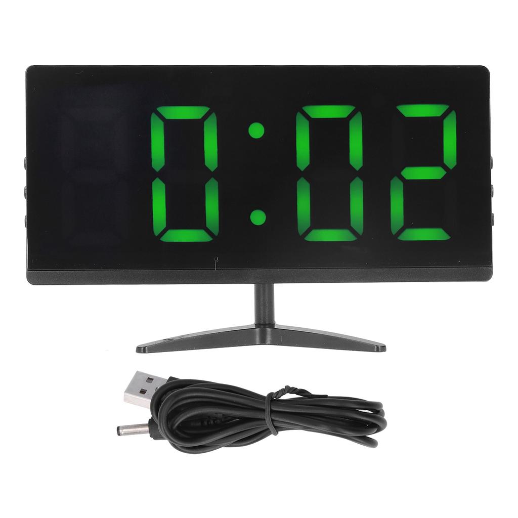 Digitaler Wecker LED Leuchtfunktion Spezielles Spiegeldesign Intelligente Elektronische USB-betriebene Uhr