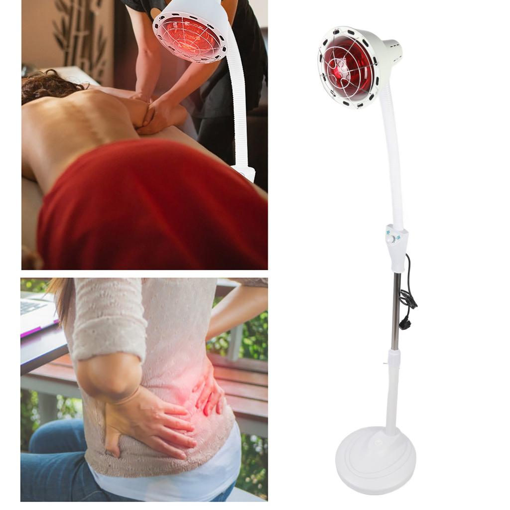 275W Infrared Heating Beauty Lamp Floor Stand Adjustable Skin Care Lamp