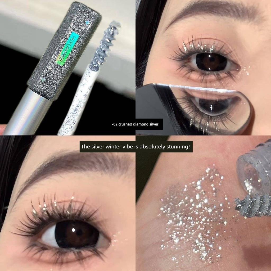 Fairy Tears Diamond Mascara, Sparkling and Enchanting, Waterproof, Lengthening, Non-Smudging, Beginner-Friendly, Glittery, Popular Item for Big Eyes