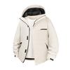 Unisex 3-in-1 Windproof Waterproof Mountaineering Jacket with Fleece Liner for Autumn and Winter
