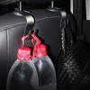 2pcs Car Back Seat Headrest Hook Bendable Car Storage Holder Portable Hanger Hook for Bag Purse Cloth Grocery Interior Access