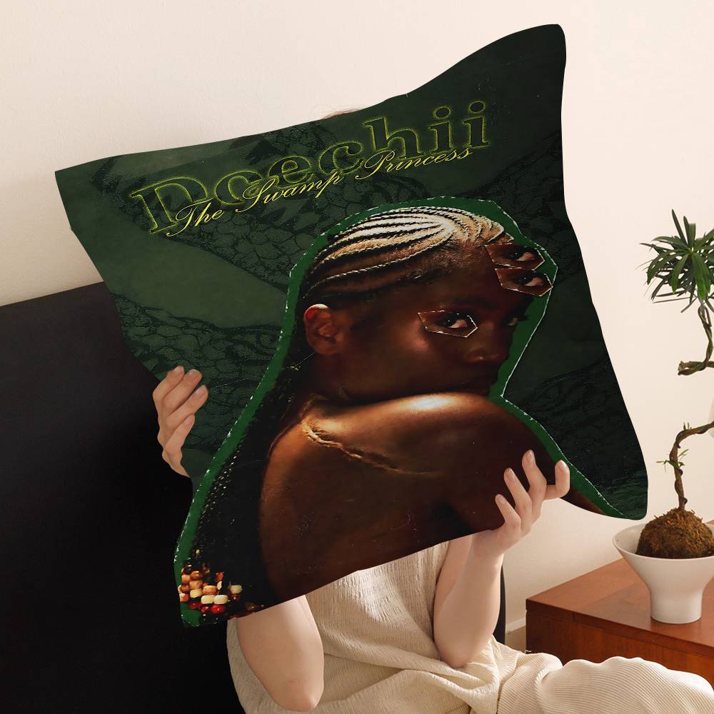 Rapper DDoechii Personalized Pillow Dust Cover Bedroom Kids Party Decoration Pillowcase Birthday Children Gift