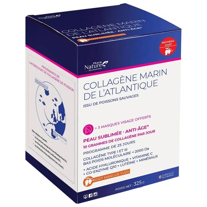 Pharm Nature Colágeno Marino del Atlántico Piel Sublimada Antiedad Sabor mango yuzu 325 g