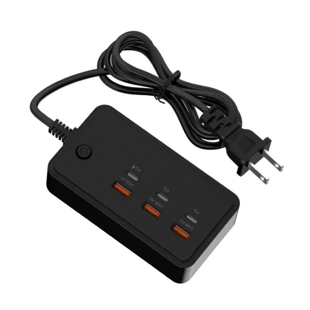 Power Strip Electrical Socket Total 35W US/EU/UK Plug Multiple 3PD 3USB Extension Cable Plugs Adaptors Quick Charging Charger
