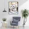 5D Diamond Painting Animal Cute Cat Diamond Embroidery Cross Stitch Rhinestones Full Square Round Drill Pictures Art Home Decor