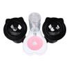 Cat Food and Water Bowl Set Neck Guard 3 In 1 Double Cat Feeding Bowl and Automatic Water Dispenser Set for Home Pet