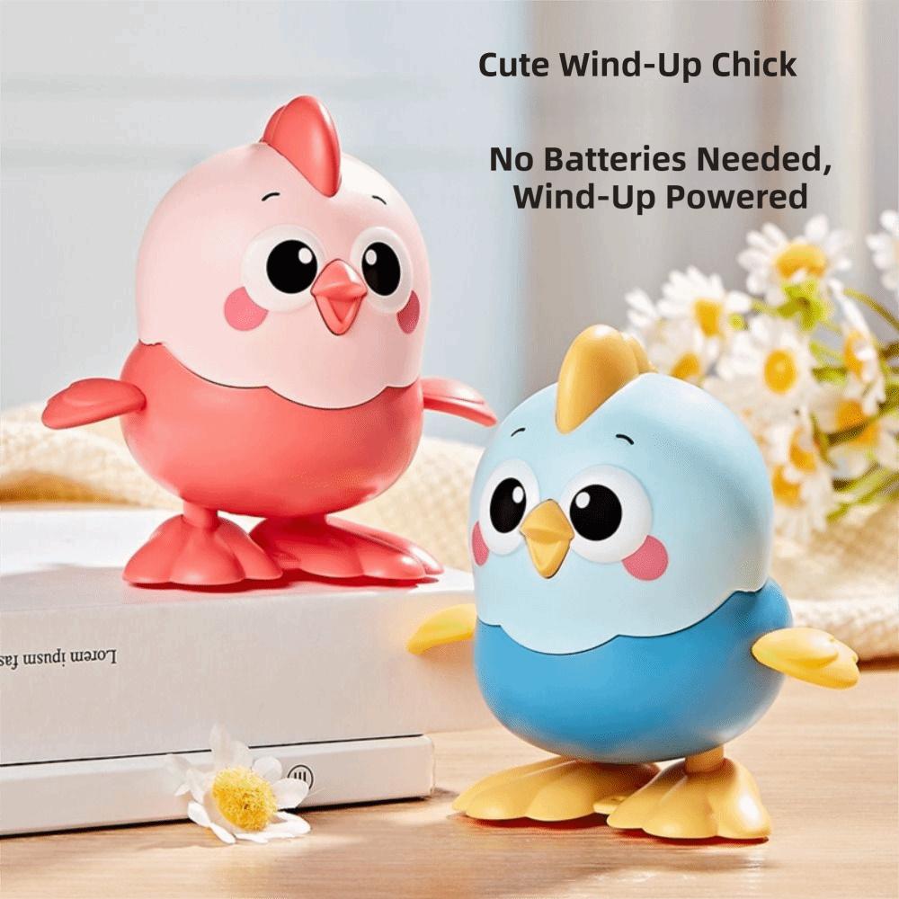 Durable Construction Jumping Chicken Toy Funny Movement Clockwork Toy  Birthday Gifts