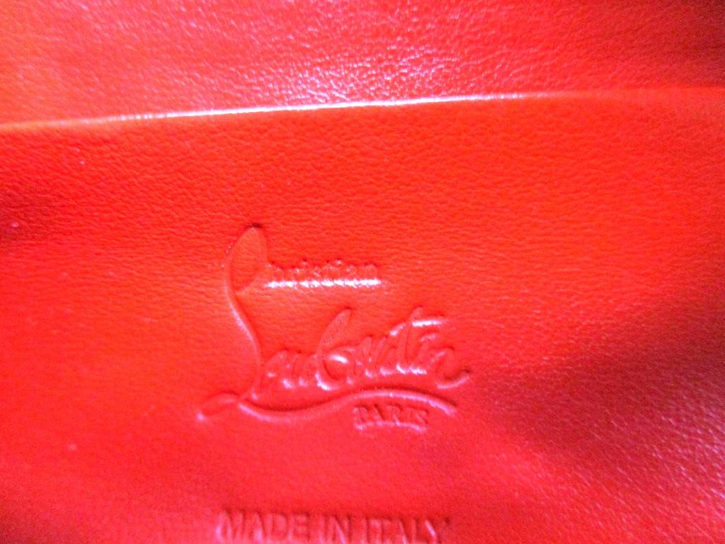Authentischer Christian Louboutin Roter Nylon Gürtel Hüfttasche Pouch #a946 Aufgearbeitet