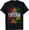 Juneteenth Blackity Latido Corazón Historia Negra Afroamérica Camiseta