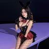Sexy Bunny Girl Cosplay Kostýmy Ženy Vyprázdnění Erotické prádlo Set Anime Králík Noční klub Role Play Outfity Sex Porno Uniforma