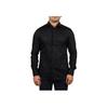 Emporio Armani Solid Color Casual Polo Long Sleeve Shirt Men Shirts Black 6L1C86-1N8JZ-F003
