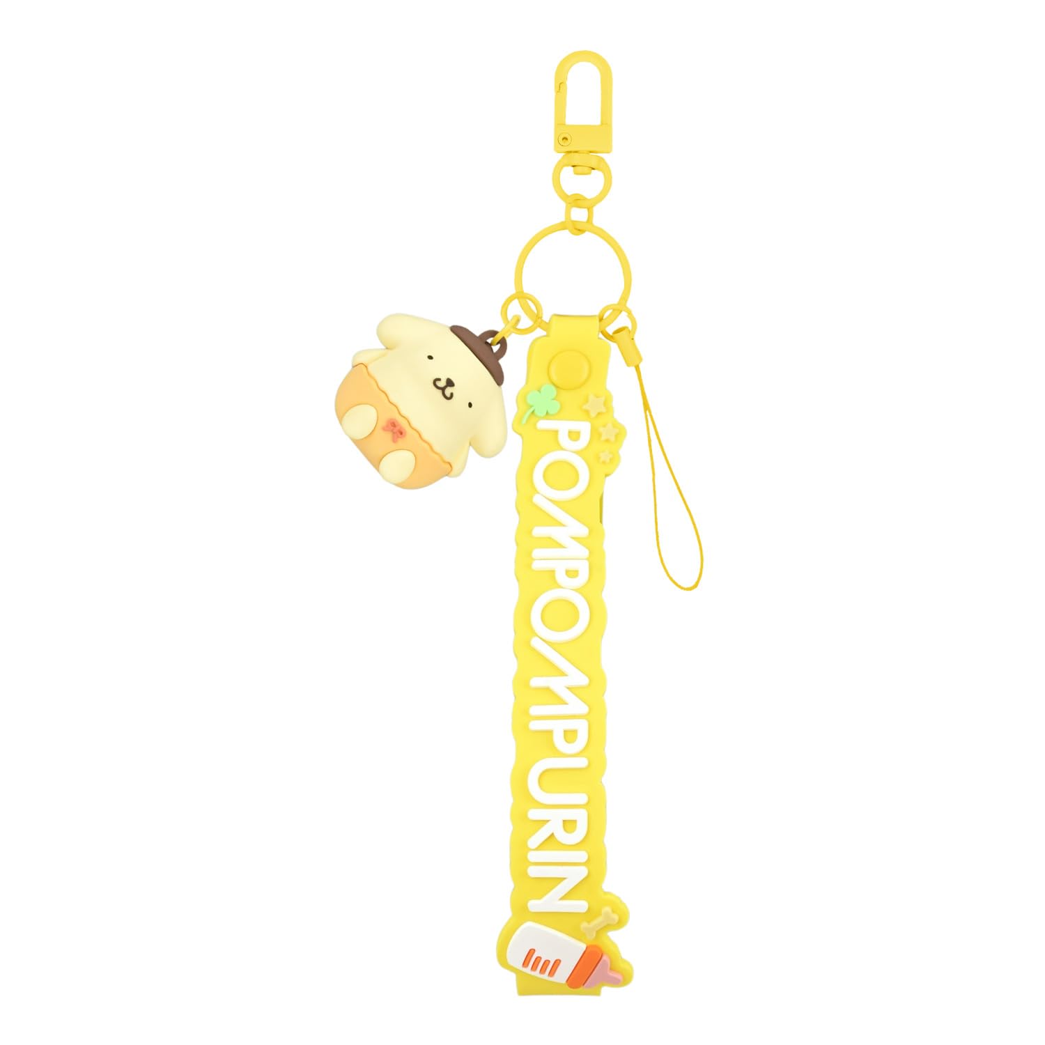 Gourmandies Sanrio Characters 3D Mascot Hand Strap Pompompurin SANG-430PN