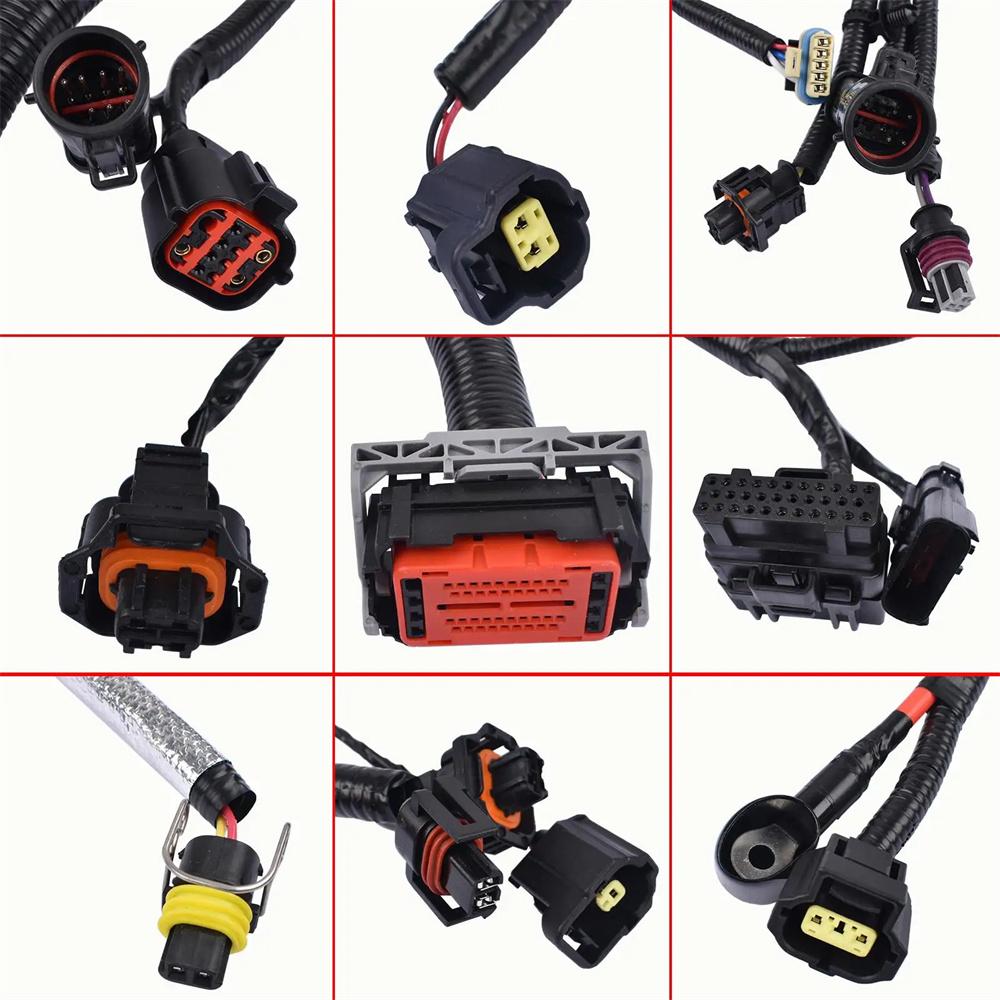 1pcs Engine Wiring Harness kit 3C3Z-12B637-BA 3C3Z12B637BA For Ford 2003 Super Duty F250 F350 F450 F550 6.0L Ford...