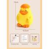 Silicone Cute Duck Pat Light Induction Night Light USB Charging Ornament Ambient Lighting Night Light