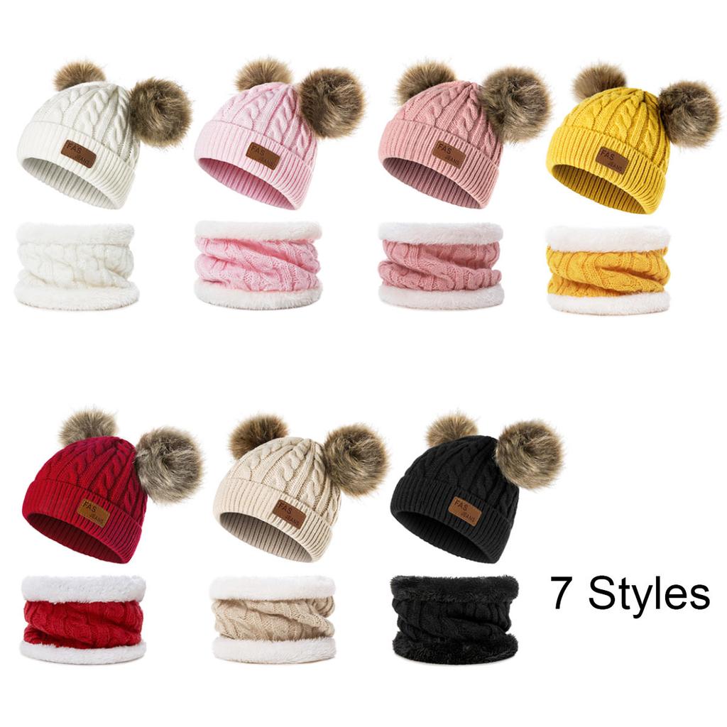 Bambini caldo inverno maglia berretto berretto cappello da sci all'uncinetto  cappello da sci e sciarpa acquista in modo economico — spedizione gratuita,  recensioni reali con foto — Joom