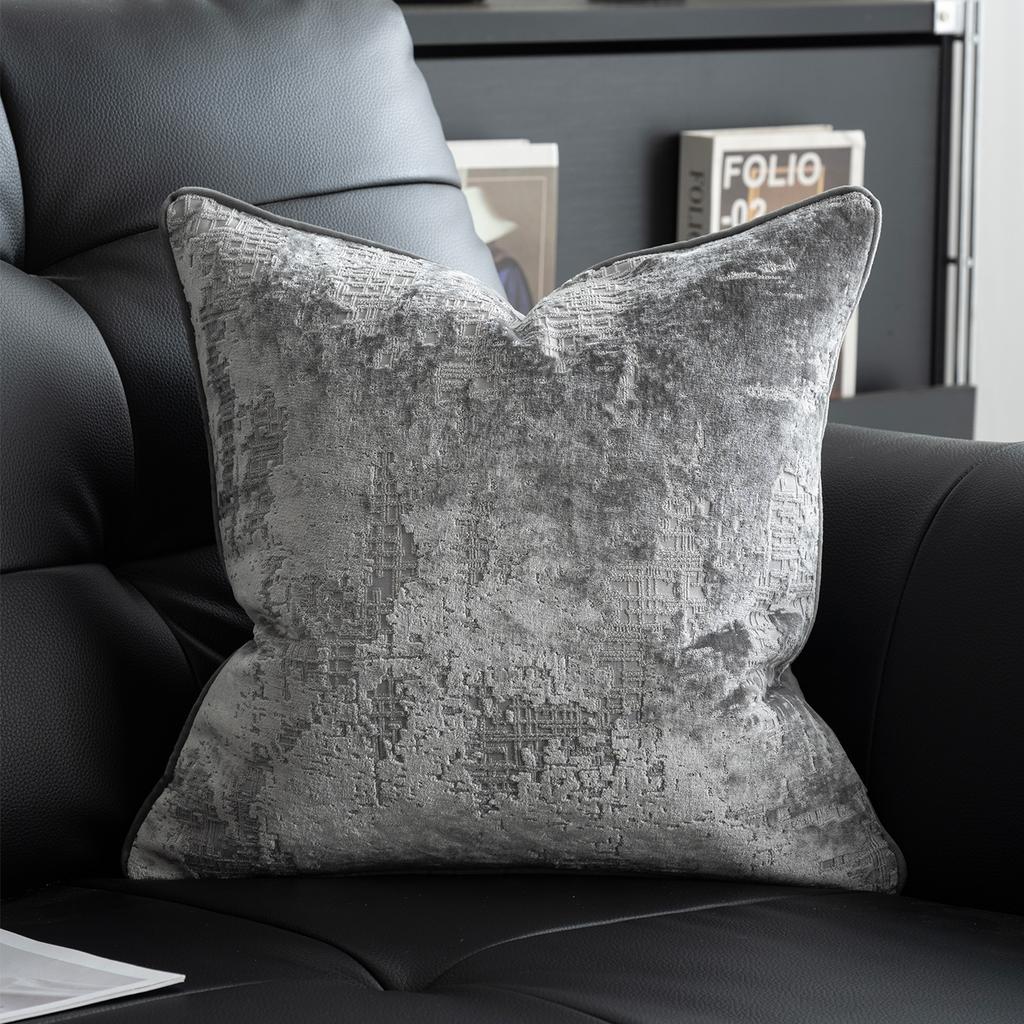 30X50/45X45/50X50CM Velvet Cutting Throw Pillow Cover Simple Stamping Waist Cushion Cover Decor Home Decorative Pillowcase