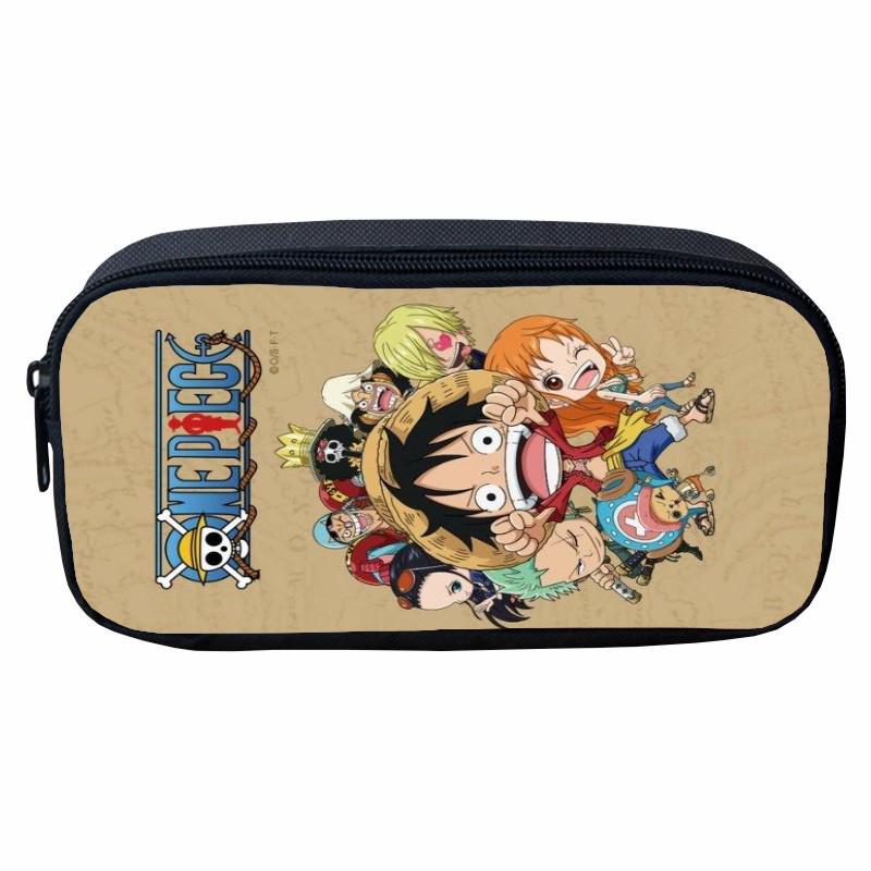 Children's Cartoon Pirate King Pencil Case - Stylish Storage for School Supplies