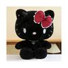 (Noir, 45 cm / 17,72 pouces)Hello Kitty Ange Démon Peluche Chat Mignon Dessin Animé Fille Anniversaire Vacances Cadeau