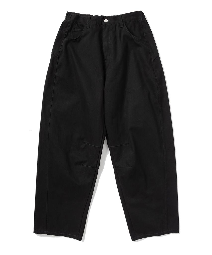 SUPERSUB Flow Yoke Curved Cotton Denim - Black