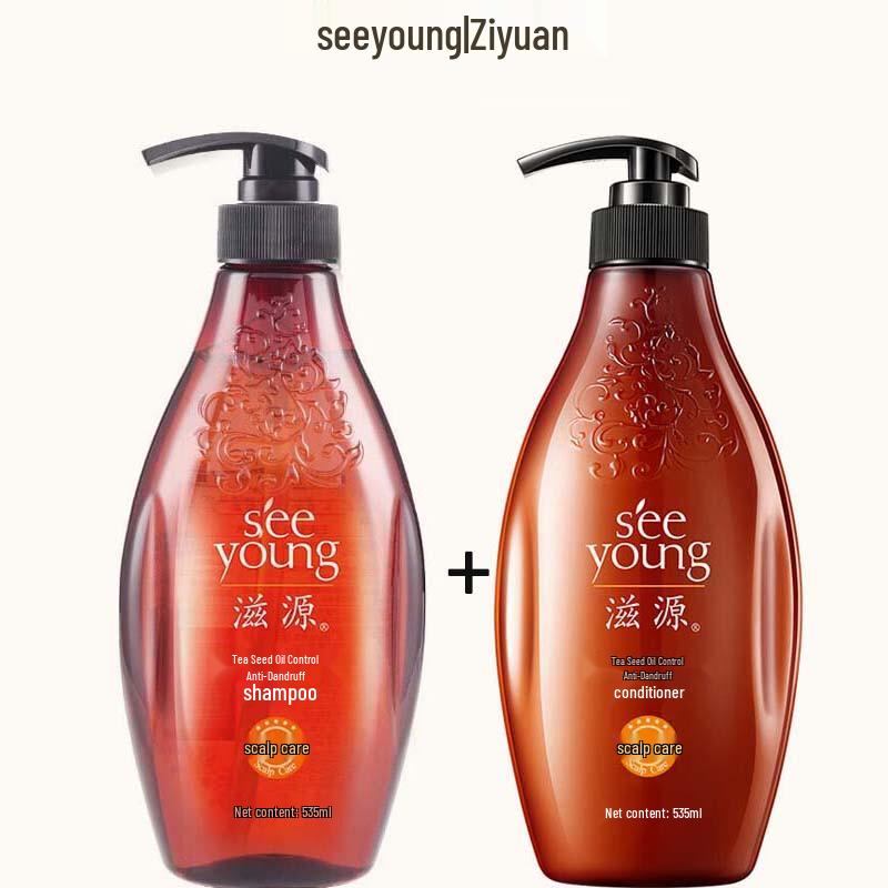 

Ziyuan Tea Seed Oil Control Anti-Dandruff Shampoo & Conditioner Set