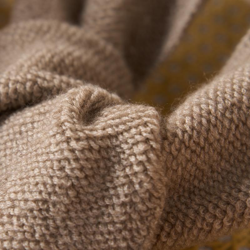 Cashmere Toweling Terry Knitted Thick Scarf Cashmere Wool Blend Women Winter Warm Comfy Scarves Men Wraps Quality Assurance