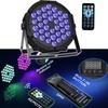 4PCS 36LED Stage Flat Par Lighting Effect RGB 3IN1 DMX 512 DJ Disco Party Holiday Christmas Bar Club Wedding Show Lights