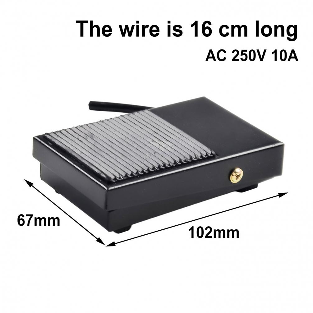 AC 250V Foot Switch Switch IP62 Self-reset TFS-1 10A