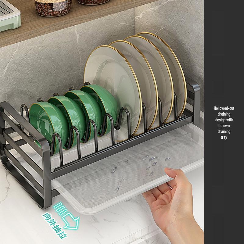 Multifunctional Kitchen Countertop Dish Rack Organizer