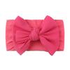 New bow nylon headband, cute soft elastic twill bubble baby hair accessories, baby headband