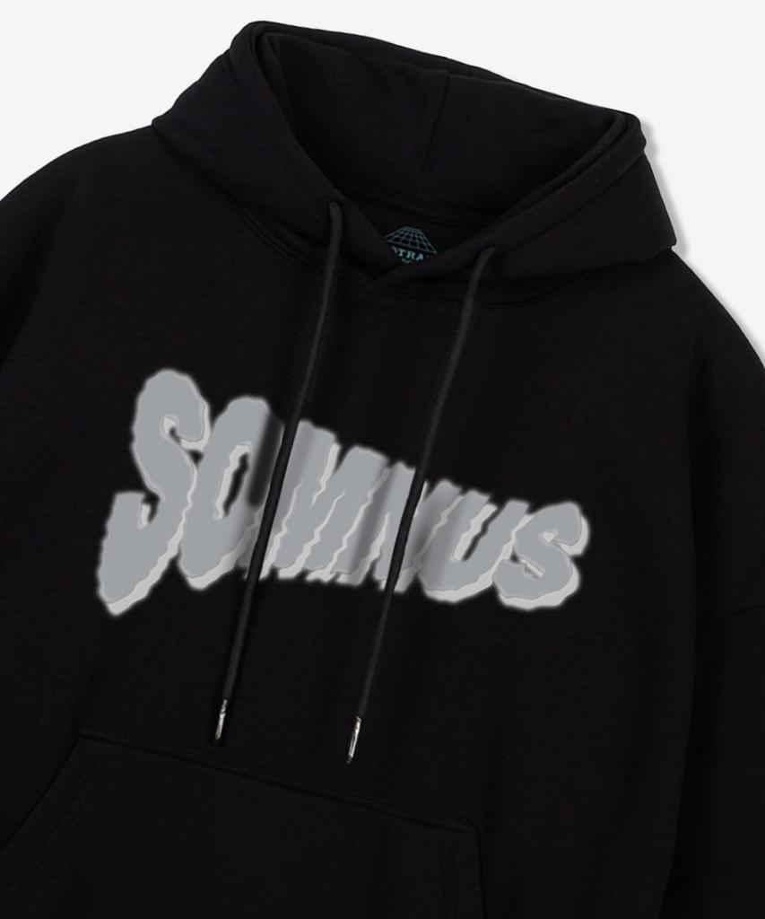 Somersault Wide Shoulder Hoodie_Black