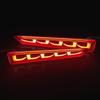 Car Rear Bumper Light for Toyota Raize 2019 2020 2021 2022 Dynamic Turn Signal LED Brake Warning Lamp Reflector 12V Accessories