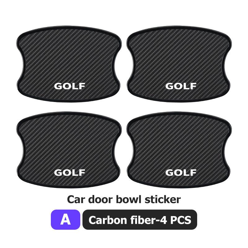 VFHJQ1 For Volkswagen VW Car Door Handle Bowl Sticker Anti-scratch Auto Exterior Protection Film Golf Jetta Passat Mk4 Mk5 Mk6 CC B5 B6