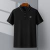 Tricou Polo Bărbătesc Brodat de Înaltă Calitate de Vară Respirabil cu Mânecă Scurtă Larg Mărimi Mari cu Guler Top Casual pentru Bărbați