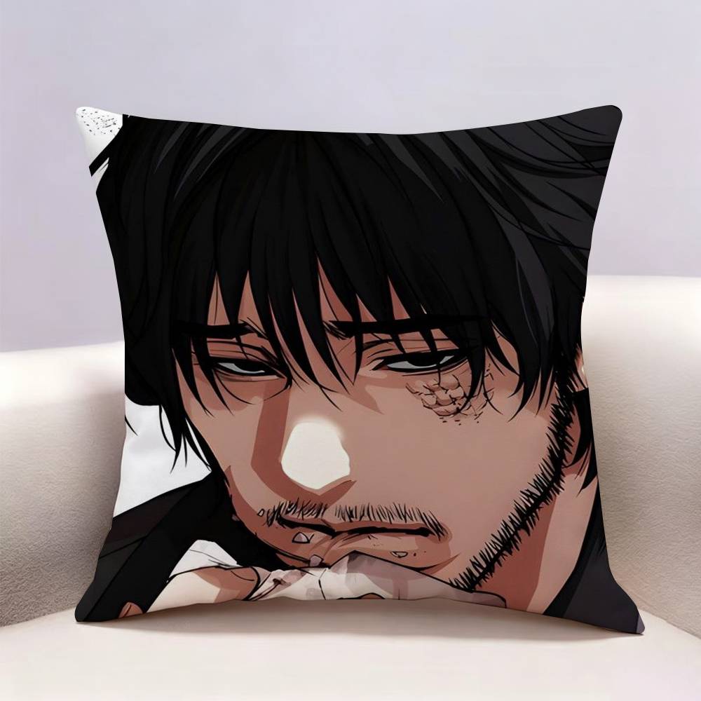 LLookism Manhwa  Doublesided print Pillow Case for Sofa Living Room Home office Decor Protective Cover