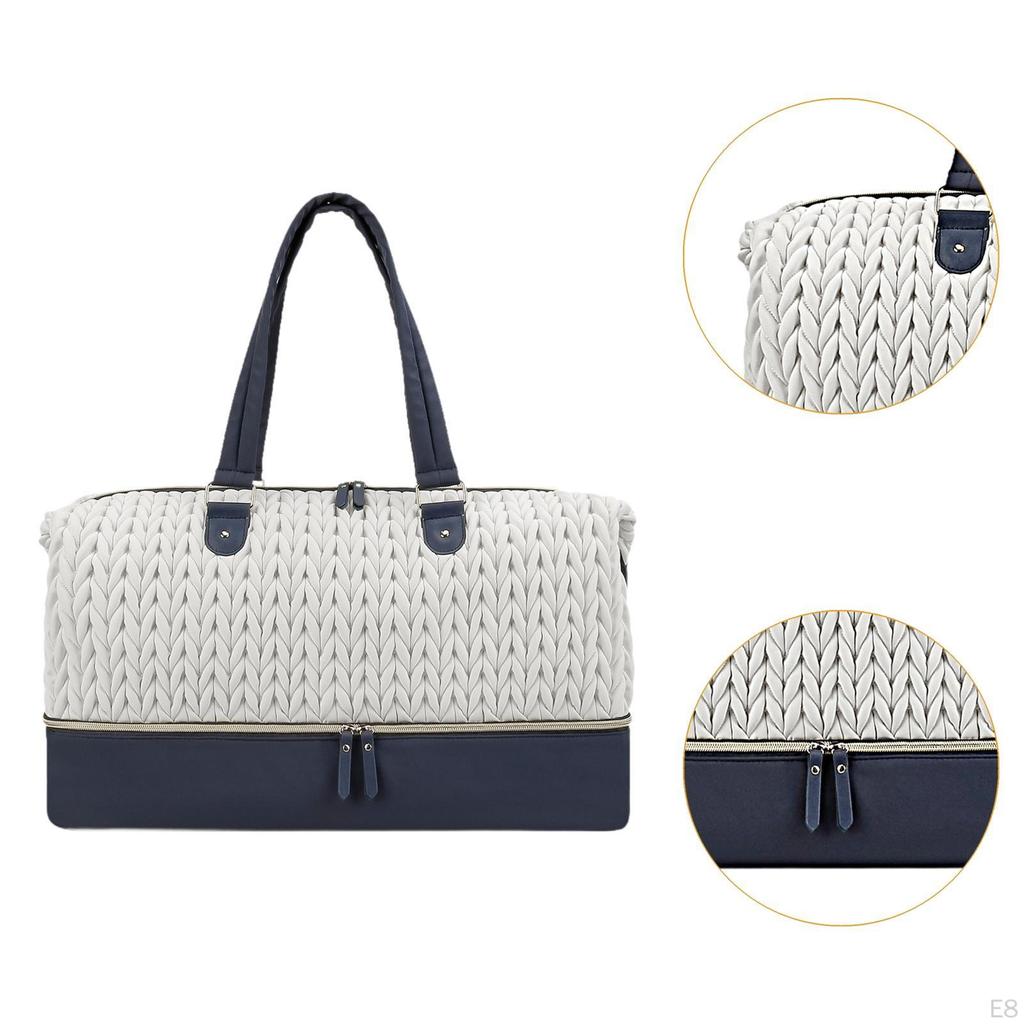 Diaper Tote Bag for Moms with Zipper and Handles Travel Work