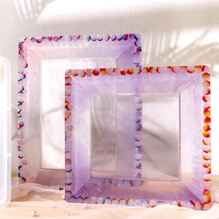 Large Photo Frame Silicone Mold Square Picture Frame Mold for DIY Crafts Making