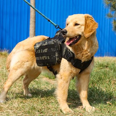New Pet Dog Dog Self-backpack, Go Out Dog Walking Snack Bag Medium and Large Dog Detachable Dog Bag