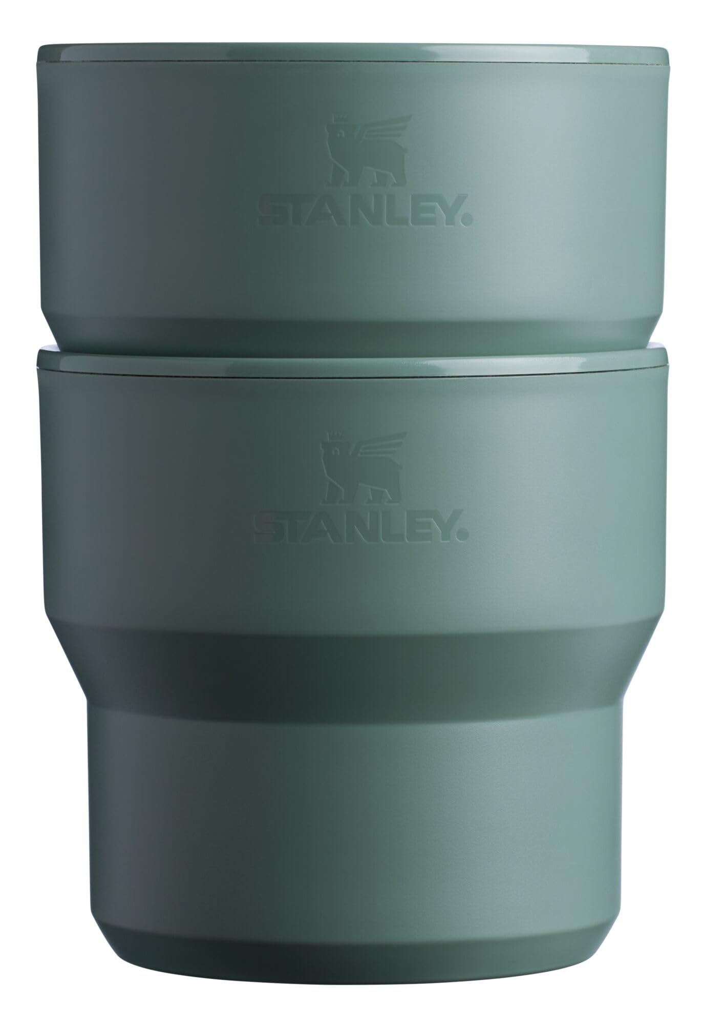 

Кружка Stanley Wildfare Core Stacking Cup 10 унций Штабелируемые кружки Предметы первой необходимости для кемпинга для вашего набора кухонной посуды для лагеря, 2 шт.