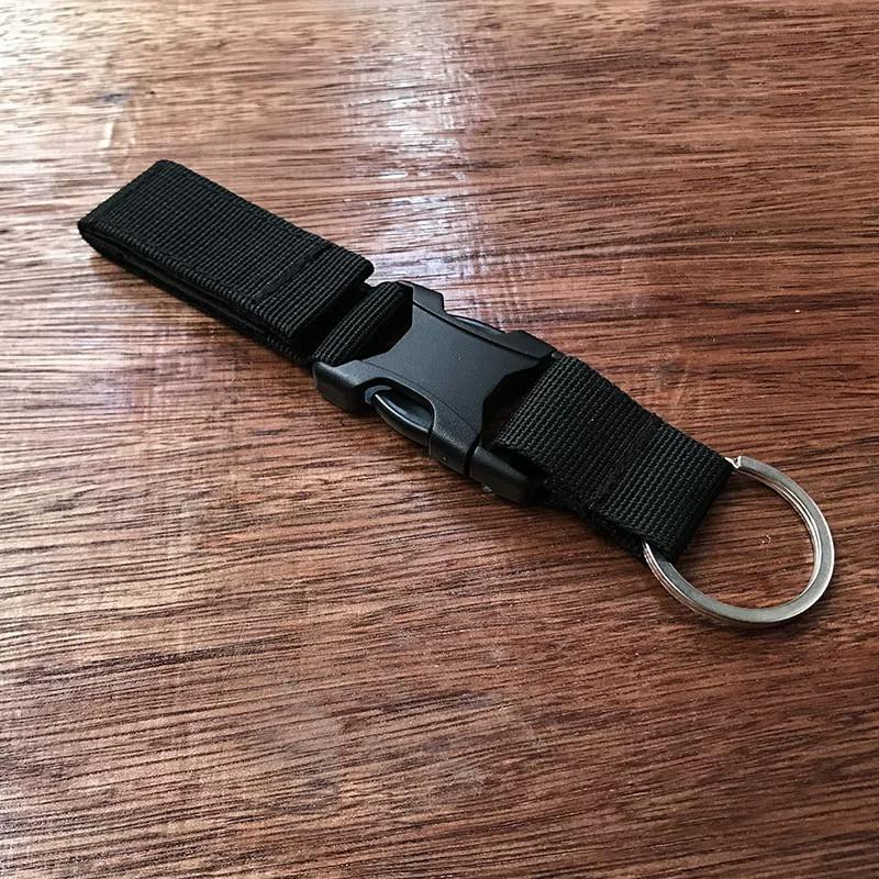 Techwear Tactical Quick Release Waist Belt Hook Buckle Outdoor Multifunction Backpack Hanger Hook Keychain Bag Accessories