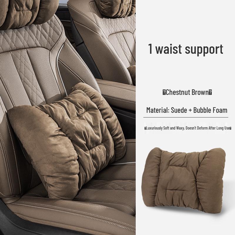 Compatible with Adita 12 Car-Specific: Headrest, Lumbar, and Neck Support Pillows