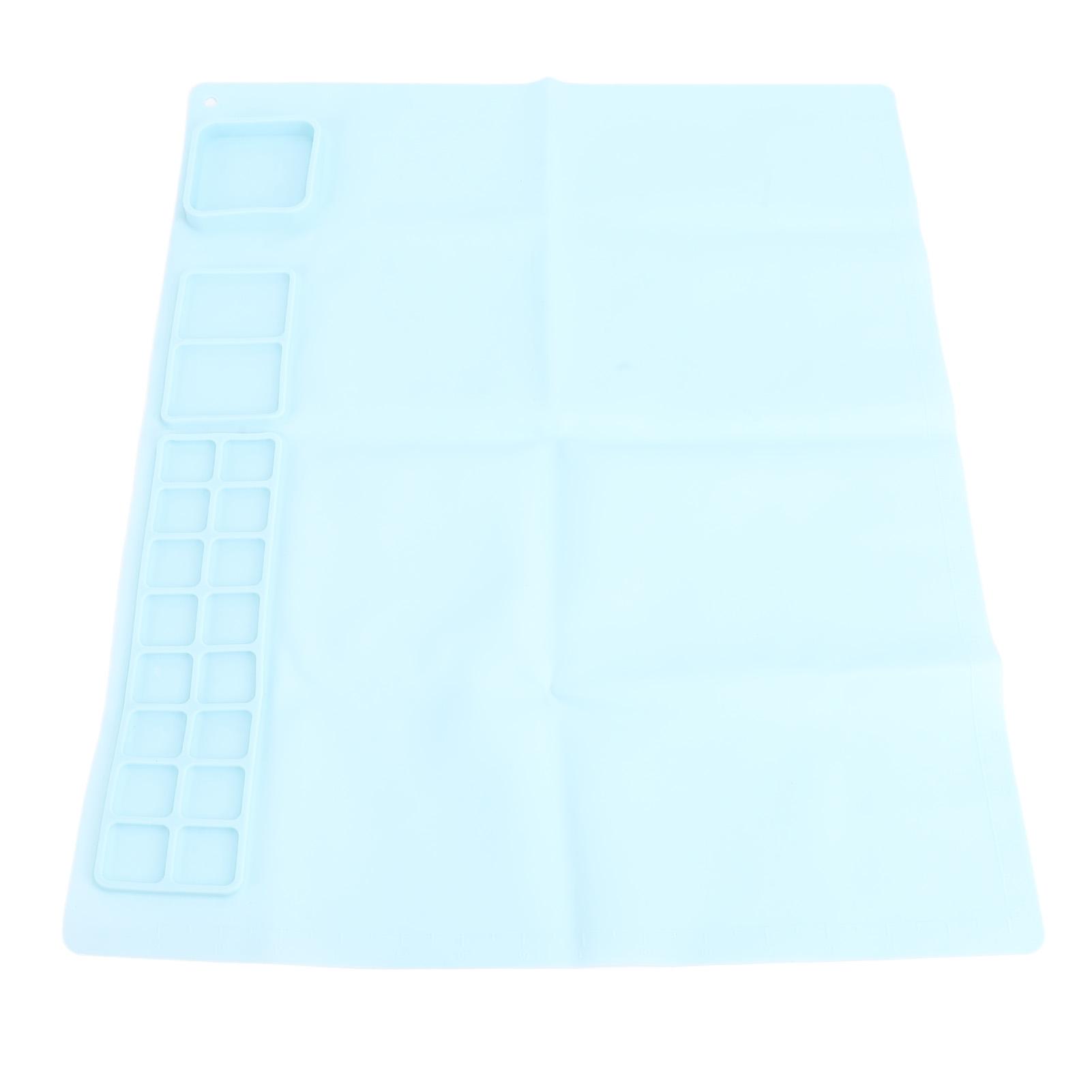 Силиконовый коврик для рисования многофункциональный легко моющийся детский коврик для рисования с палитрой