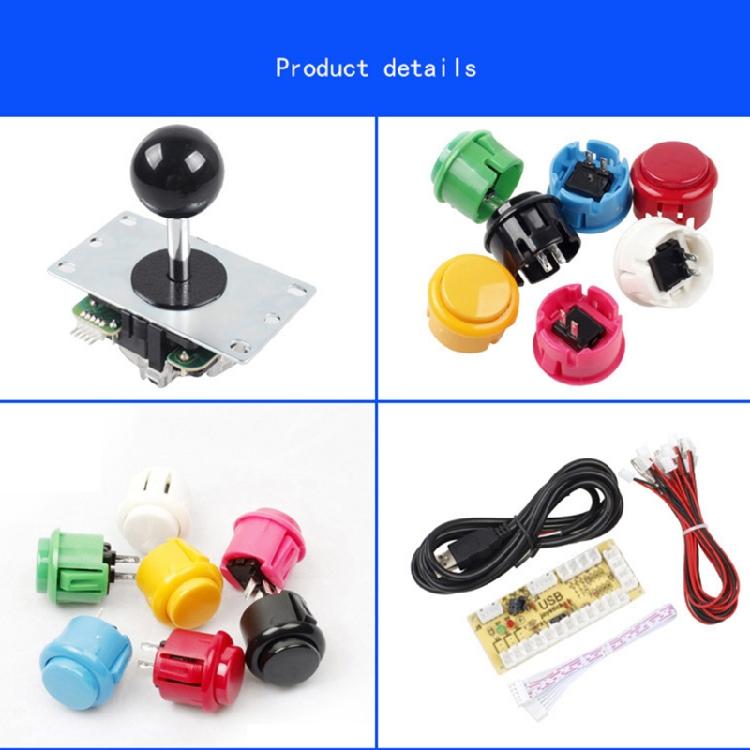 DIY Raspberry Pi Controller DIY Arcade Joystick LED Arcade Buttons for Players
