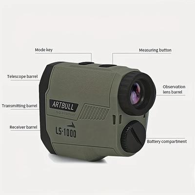 New Golf Laser Rangefinder Telescope 1000m 650m Slope Adjusted Flag-Lock Rangefinder Hunting Laser Distance Meter New