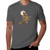 Great Horned Owl With The Moon Tshirt Cotton T Shirt Unisex Cotton T Shirts Unisex 100 Unisex T Shirt Luxury Tshirt
