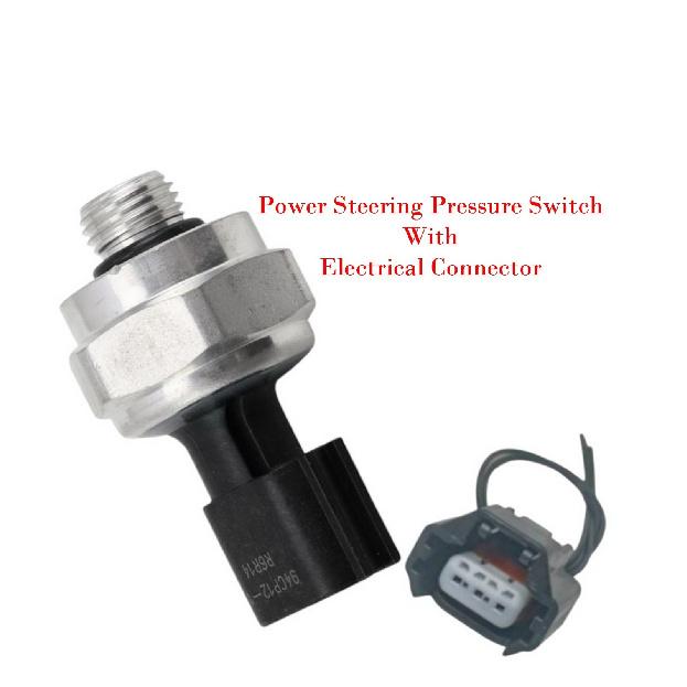 Power Steering Pressure Sensor W/Connector | Fits Azera Genesis Sonata Sedona | 0718207771967