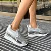 Fashion 2025 Brand Ladies Shoes Slip-on Women's Vulcanize Shoes Fashion Sequins Non-Slip Platform Plus Size Comfortable Casual Shoes